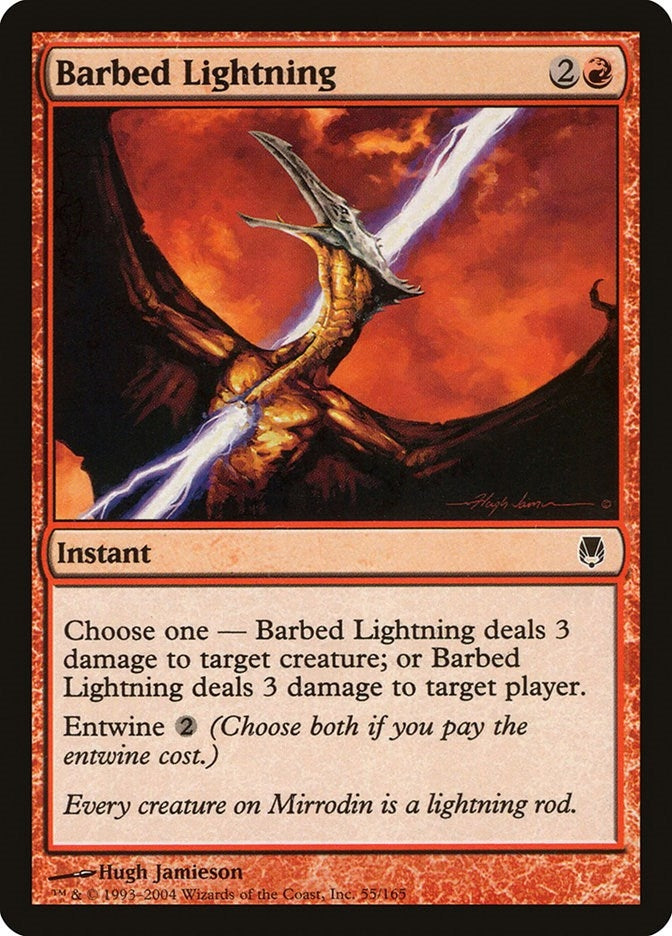 Image for Barbed Lightning (55) (DST) - Magic: The Gathering
