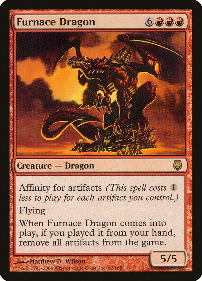 Image for Furnace Dragon (62) (DST) - Magic: The Gathering