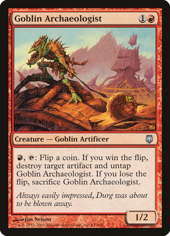 Image for Goblin Archaeologist (63) (DST) - Magic: The Gathering