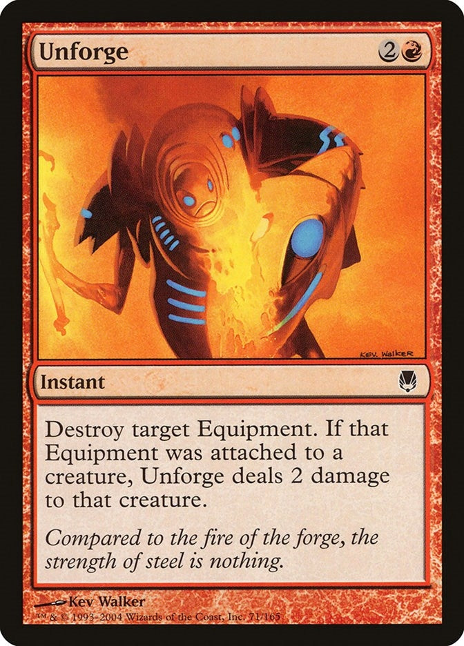Image for Unforge (71) (DST) - Magic: The Gathering