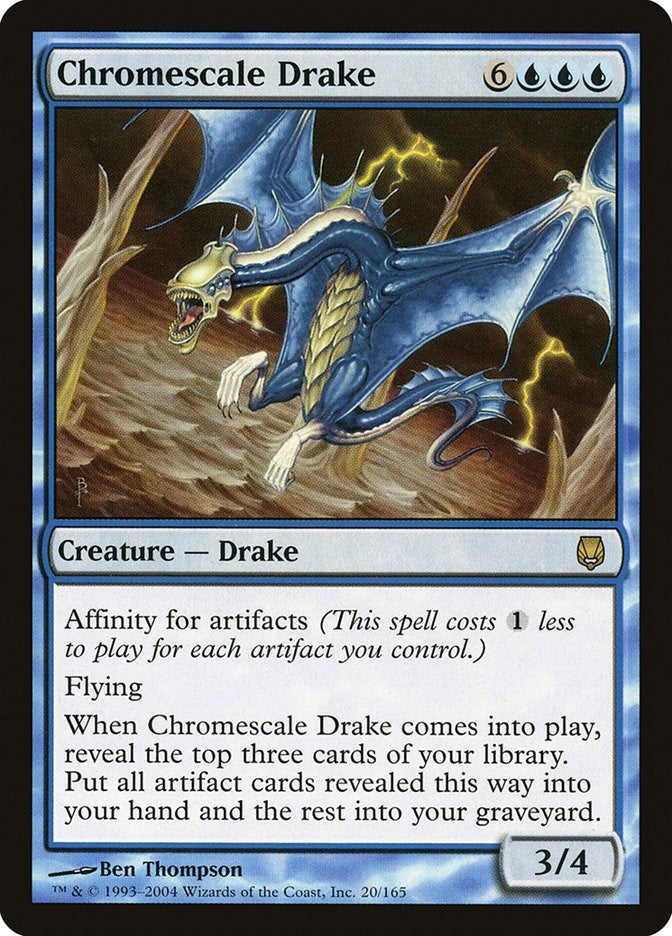 Image for Chromescale Drake (20) (DST) - Magic: The Gathering