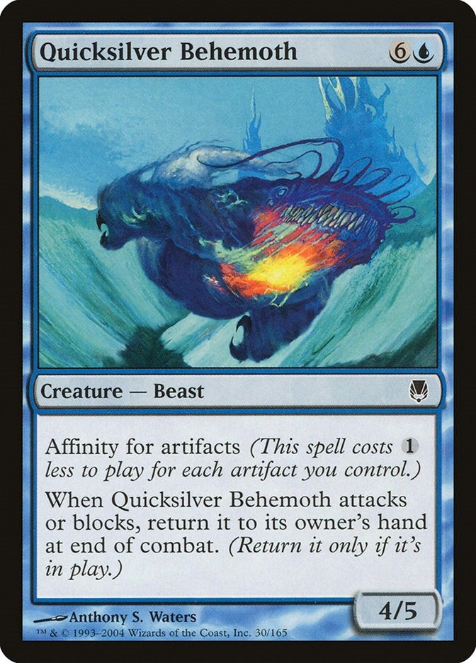 Image for Quicksilver Behemoth (30) (DST) - Magic: The Gathering