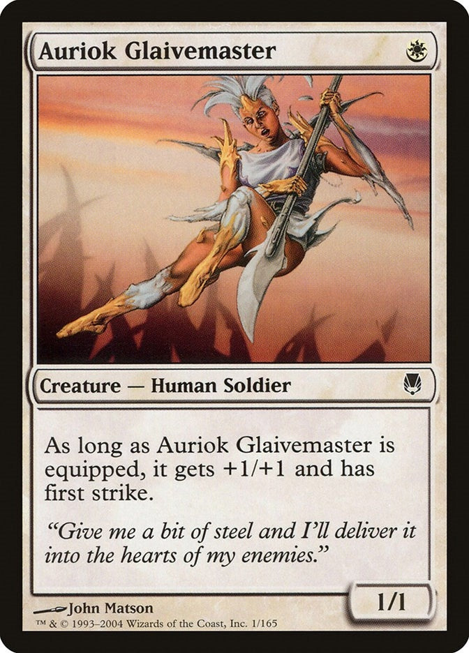 Image for Auriok Glaivemaster (1) (DST) - Magic: The Gathering