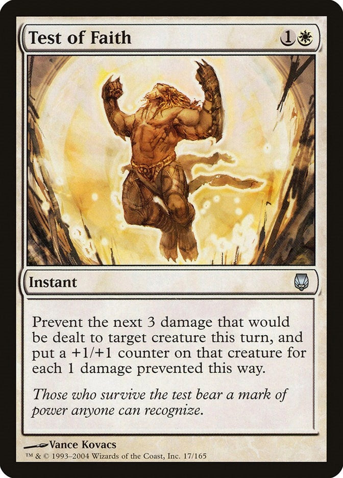 Image for Test of Faith (17) (DST) - Magic: The Gathering