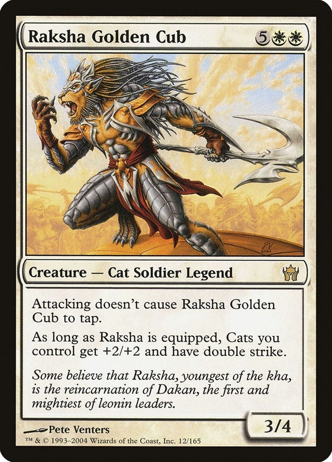 Image for Raksha Golden Cub (12) (5DN) - Magic: The Gathering
