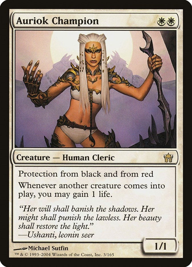Image for Auriok Champion (3) (5DN) - Magic: The Gathering