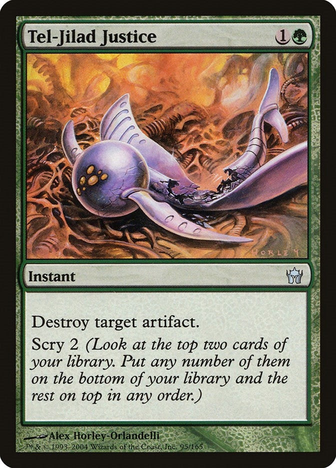 Image for Tel-Jilad Justice (95) (5DN) - Magic: The Gathering