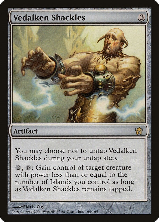 Image for Vedalken Shackles (164) (5DN) - Magic: The Gathering