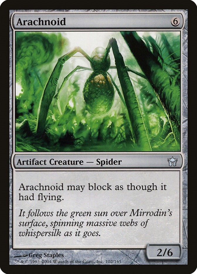 Image for Arachnoid (102) (5DN) - Magic: The Gathering