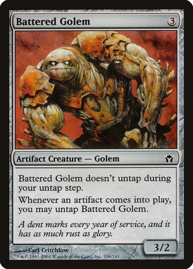 Image for Battered Golem (106) (5DN) - Magic: The Gathering