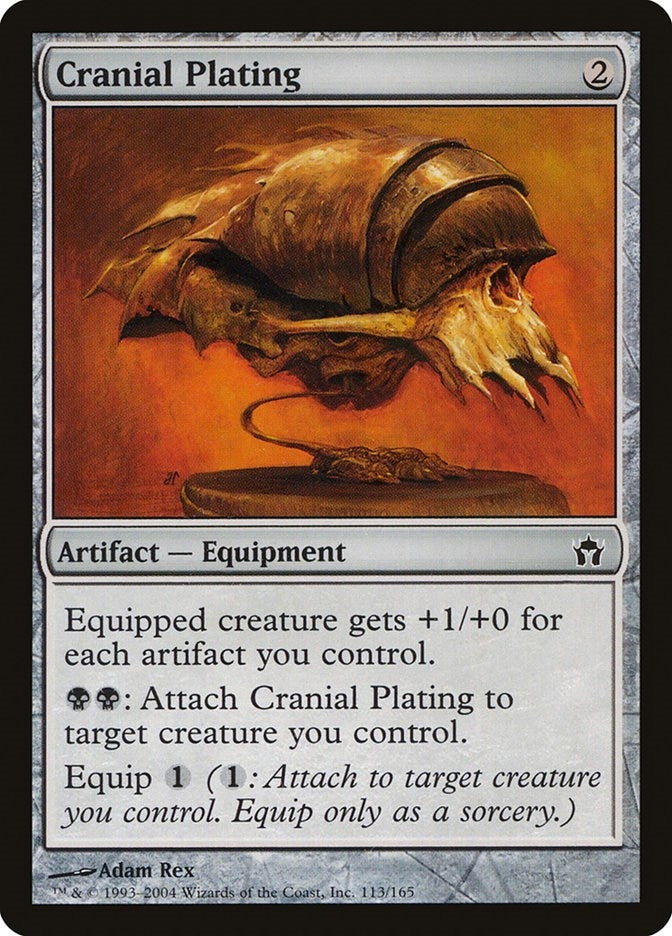 Image for Cranial Plating (113) (5DN) - Magic: The Gathering