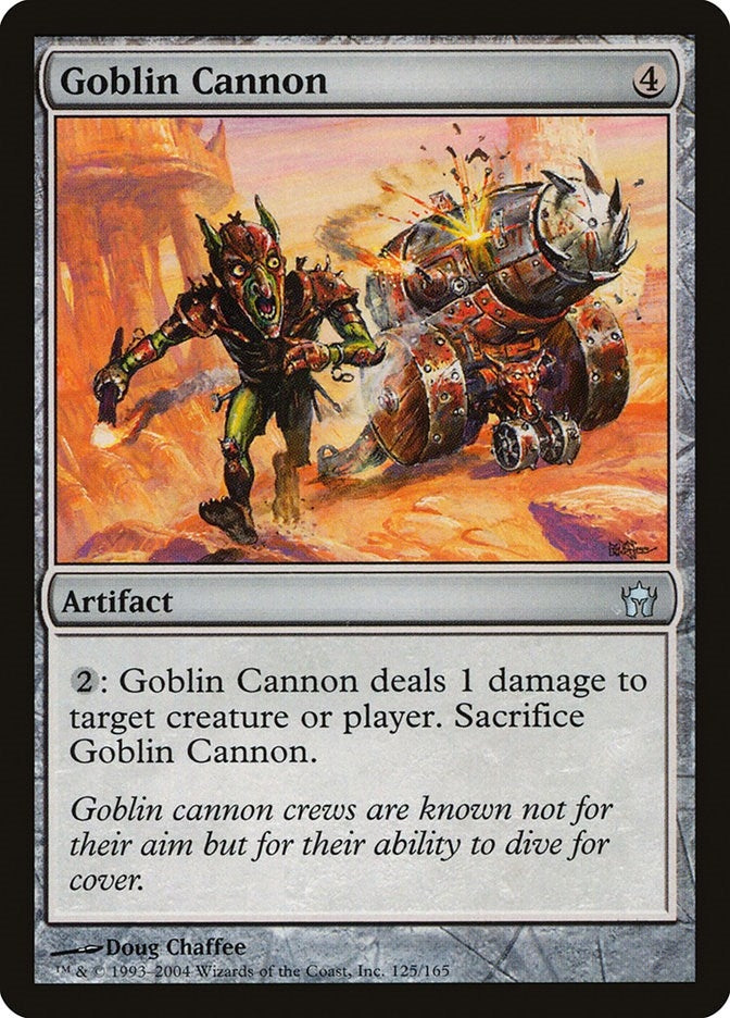 Image for Goblin Cannon (125) (5DN) - Magic: The Gathering