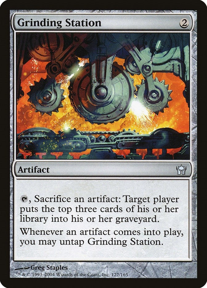 Image for Grinding Station (127) (5DN) - Magic: The Gathering