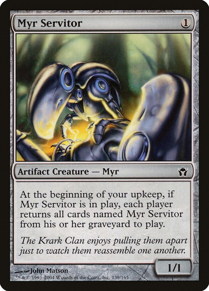 Image for Myr Servitor (139) (5DN) - Magic: The Gathering