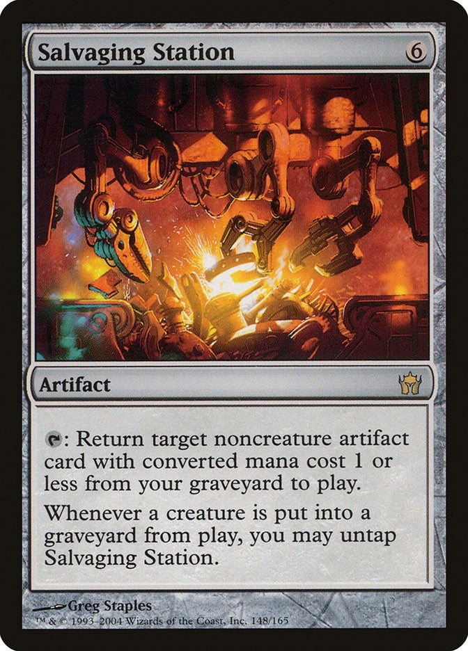 Image for Salvaging Station (148) (5DN) - Magic: The Gathering