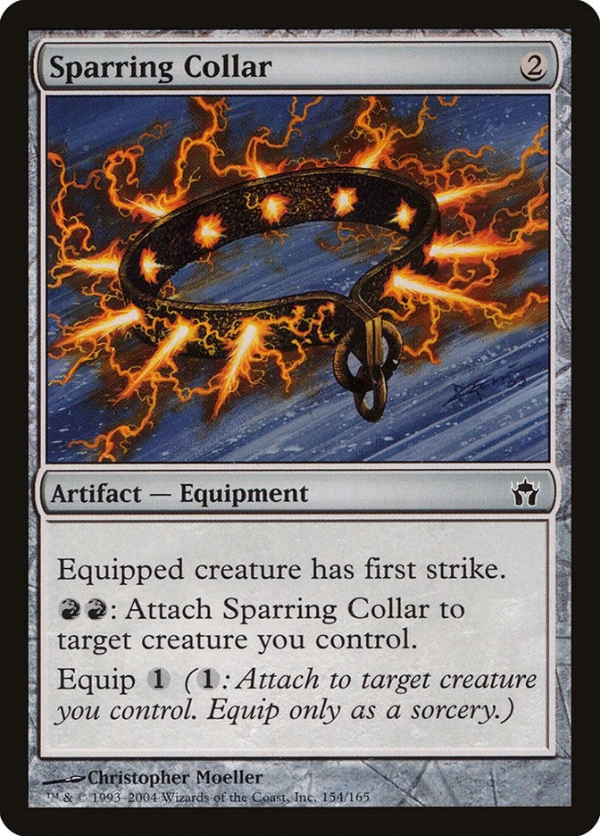 Image for Sparring Collar (154) (5DN) - Magic: The Gathering