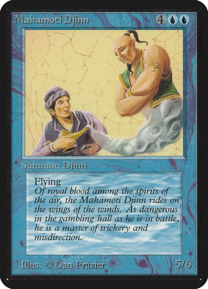 Image for Mahamoti Djinn (LEA) - Magic: The Gathering