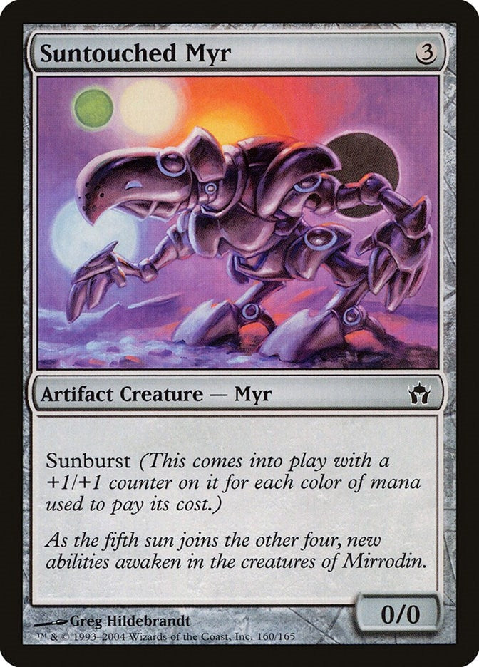 Image for Suntouched Myr (160) (5DN) - Magic: The Gathering