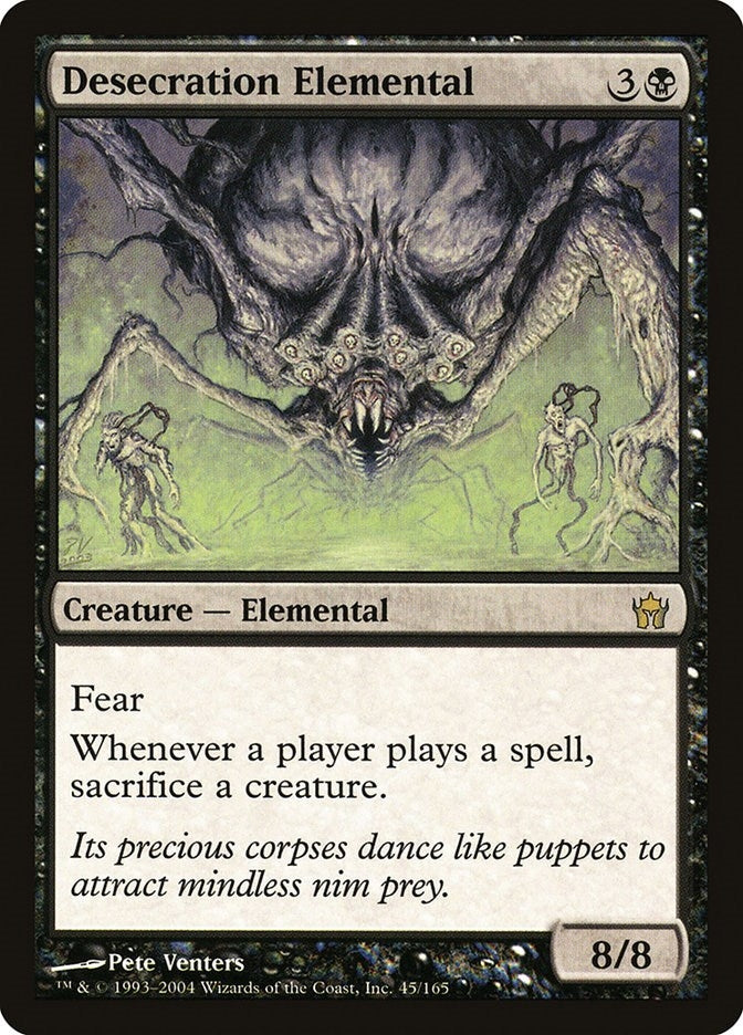 Image for Desecration Elemental (45) (5DN) - Magic: The Gathering
