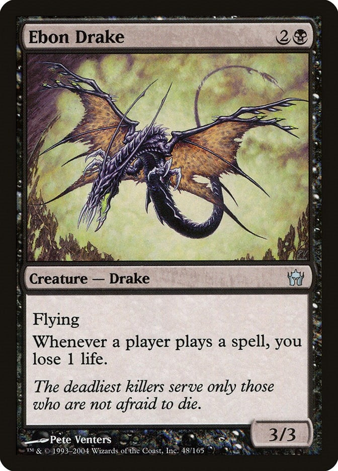 Image for Ebon Drake (48) (5DN) - Magic: The Gathering