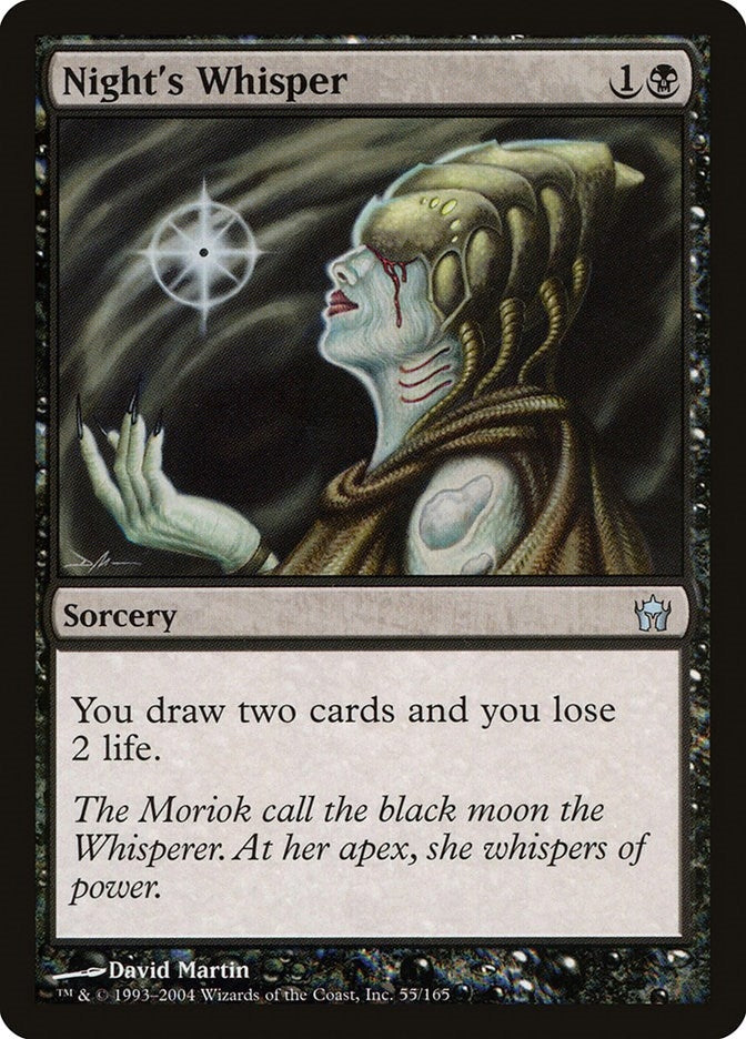Image for Night's Whisper (55) (5DN) - Magic: The Gathering