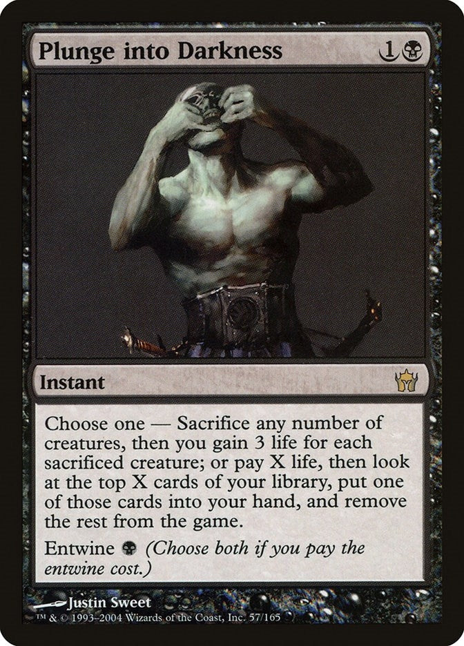 Image for Plunge into Darkness (57) (5DN) - Magic: The Gathering