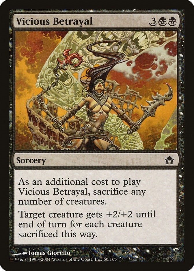 Image for Vicious Betrayal (60) (5DN) - Magic: The Gathering