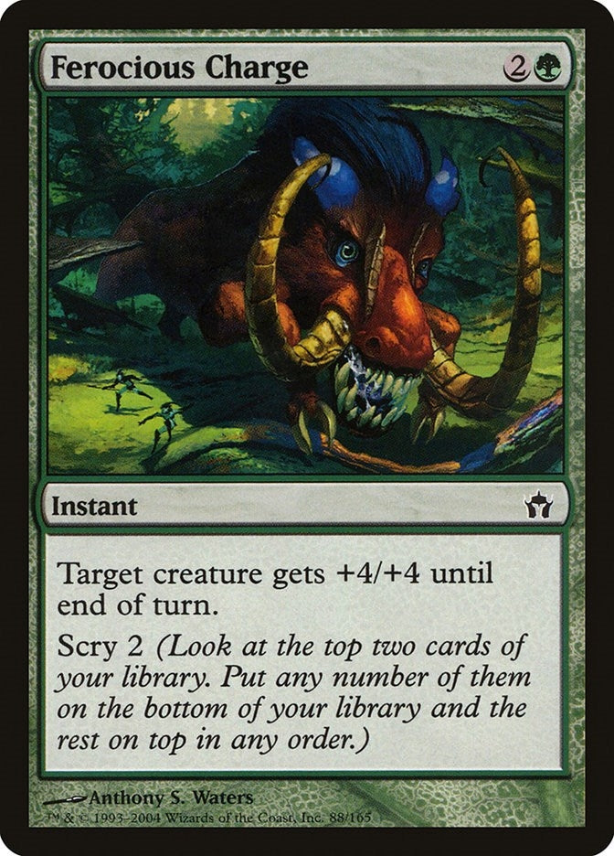 Image for Ferocious Charge (88) (5DN) - Magic: The Gathering
