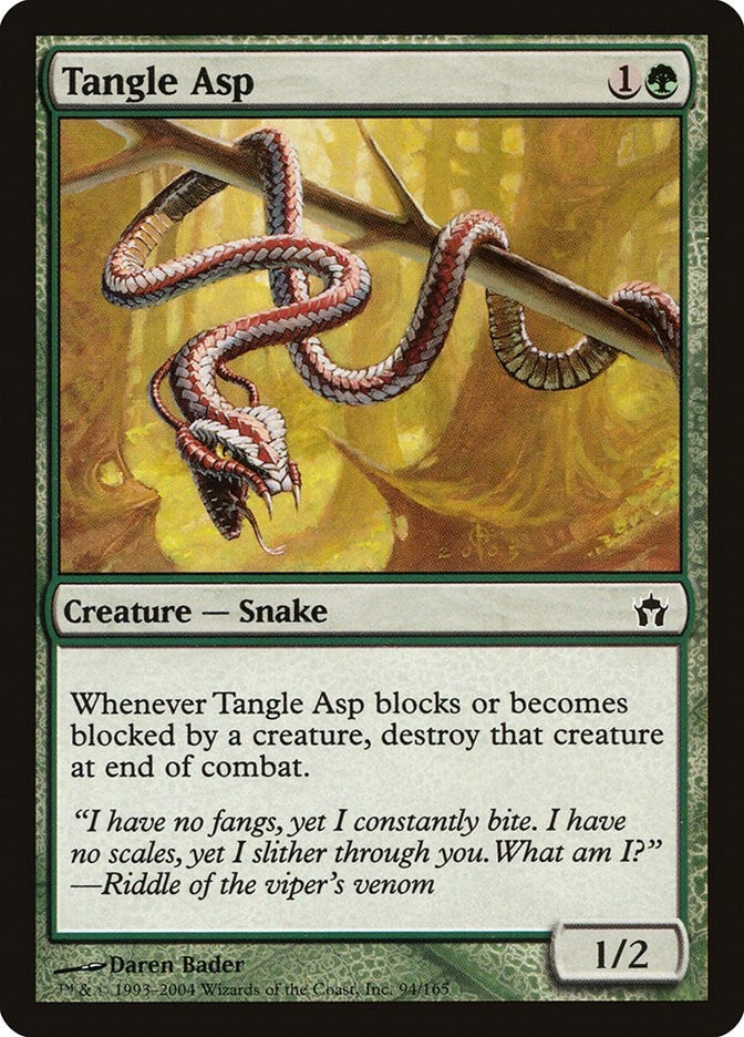 Image for Tangle Asp (94) (5DN) - Magic: The Gathering