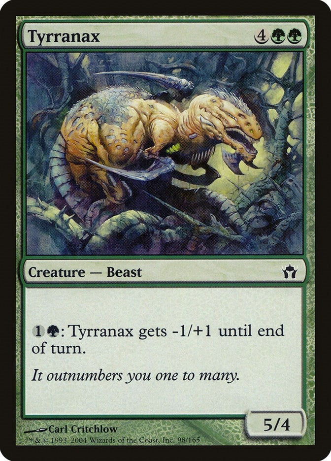 Image for Tyrranax (98) (5DN) - Magic: The Gathering