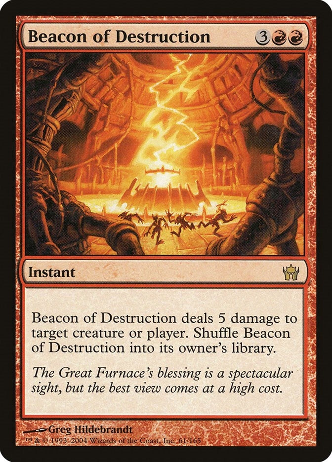 Image for Beacon of Destruction (61) (5DN) - Magic: The Gathering