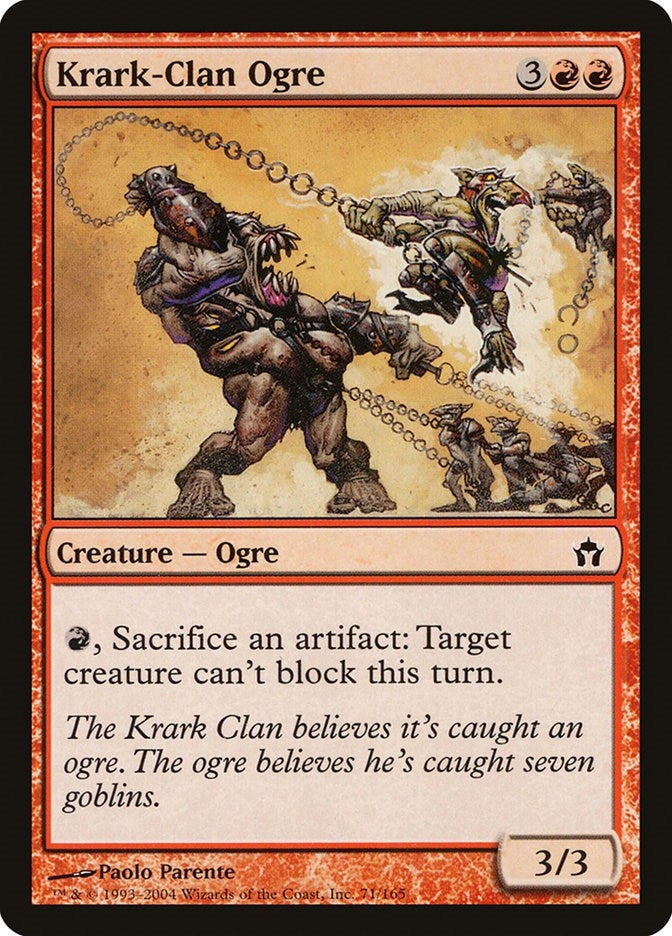 Image for Krark-Clan Ogre (71) (5DN) - Magic: The Gathering