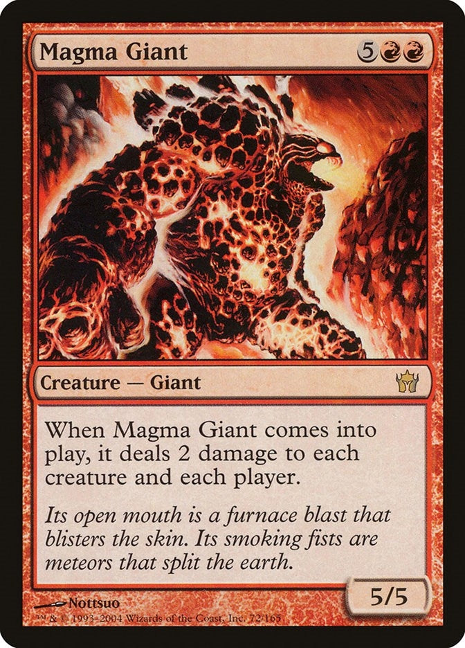 Image for Magma Giant (72) (5DN) - Magic: The Gathering