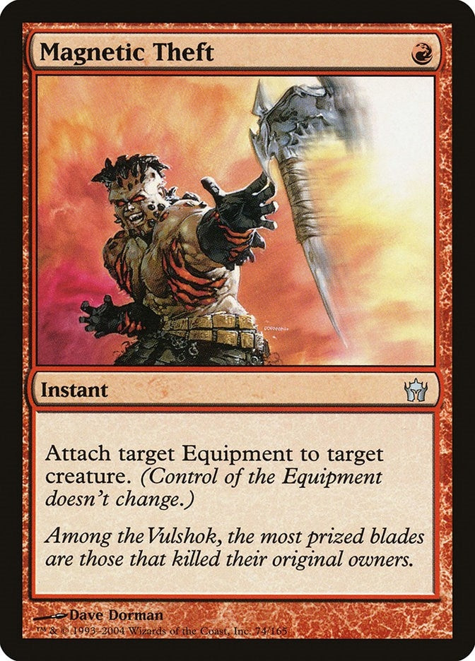 Image for Magnetic Theft (74) (5DN) - Magic: The Gathering
