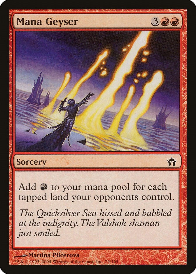 Image for Mana Geyser (75) (5DN) - Magic: The Gathering