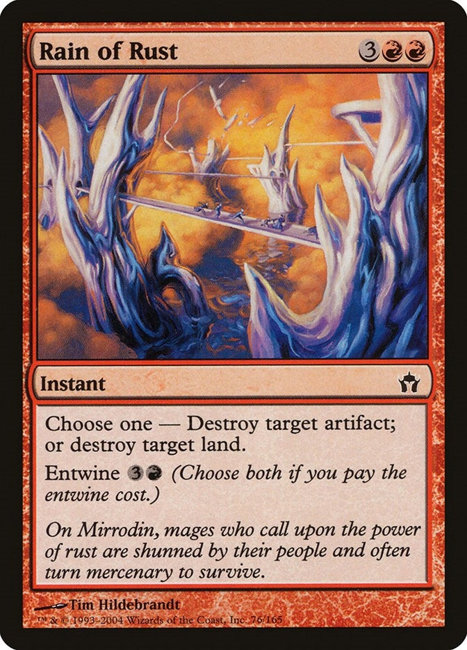 Image for Rain of Rust (76) (5DN) - Magic: The Gathering