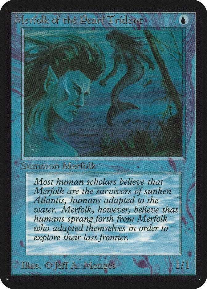 Image for Merfolk of the Pearl Trident (LEA) - Magic: The Gathering