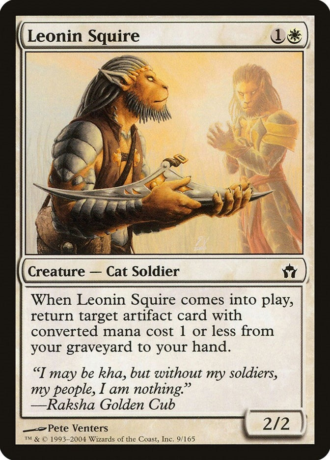 Image for Leonin Squire (9) (5DN) - Magic: The Gathering