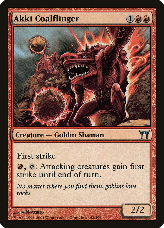 Image for Akki Coalflinger (152) (CHK) - Magic: The Gathering