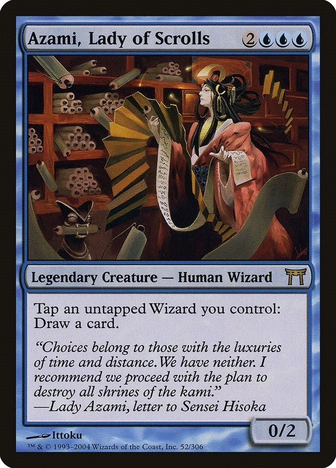 Image for Azami, Lady of Scrolls (52) (CHK) - Magic: The Gathering