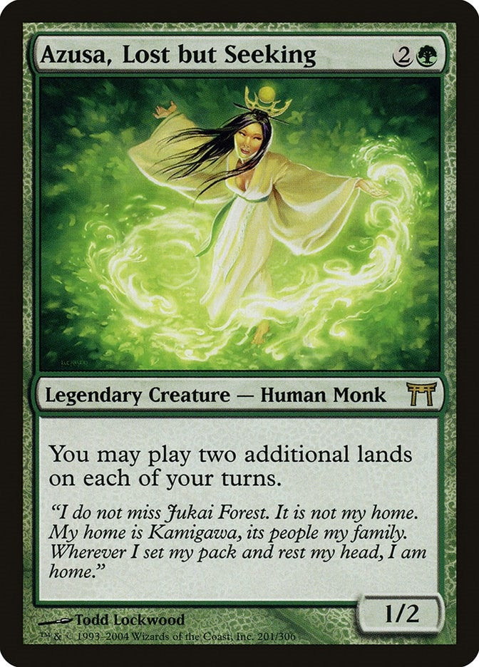 Image for Azusa, Lost but Seeking (201) (CHK) - Magic: The Gathering