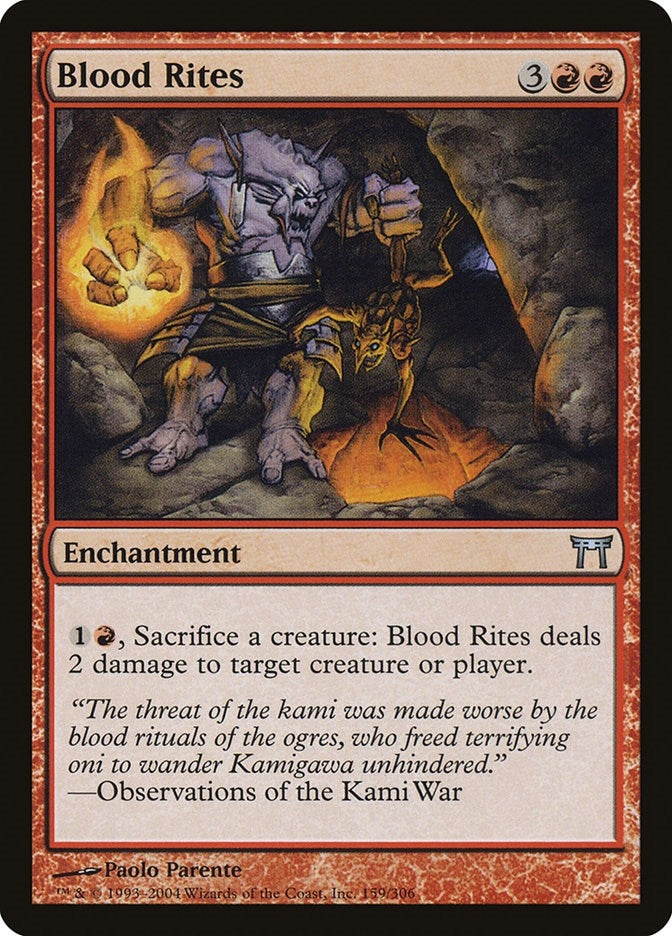 Image for Blood Rites (159) (CHK) - Magic: The Gathering