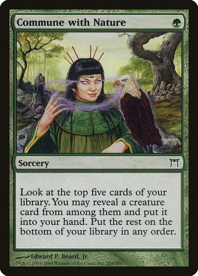 Image for Commune with Nature (204) (CHK) - Magic: The Gathering