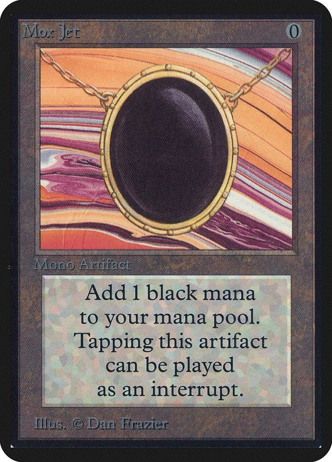 Image for Mox Jet (LEA) - Magic: The Gathering