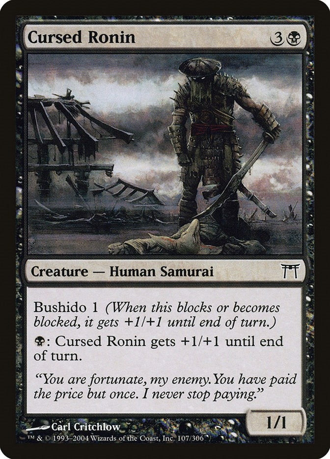 Image for Cursed Ronin (107) (CHK) - Magic: The Gathering