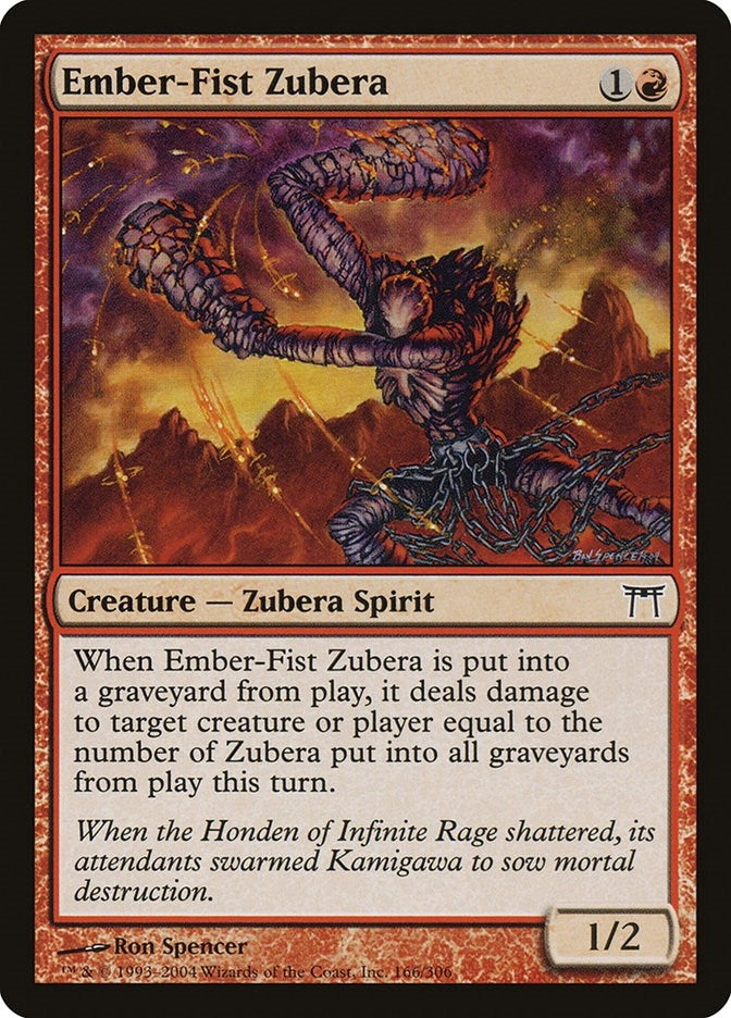 Image for Ember-Fist Zubera (166) (CHK) - Magic: The Gathering
