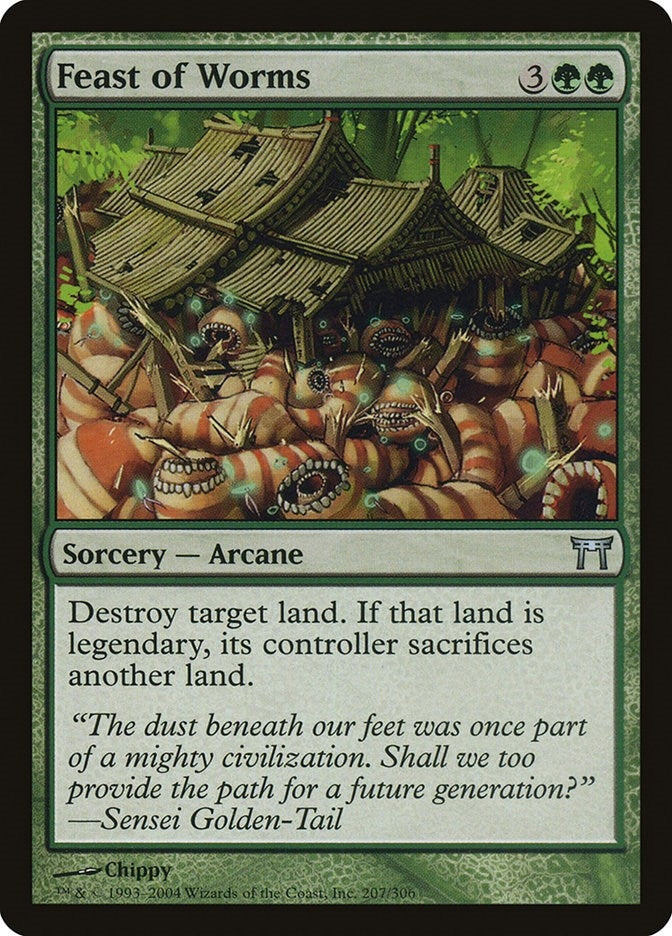 Image for Feast of Worms (207) (CHK) - Magic: The Gathering
