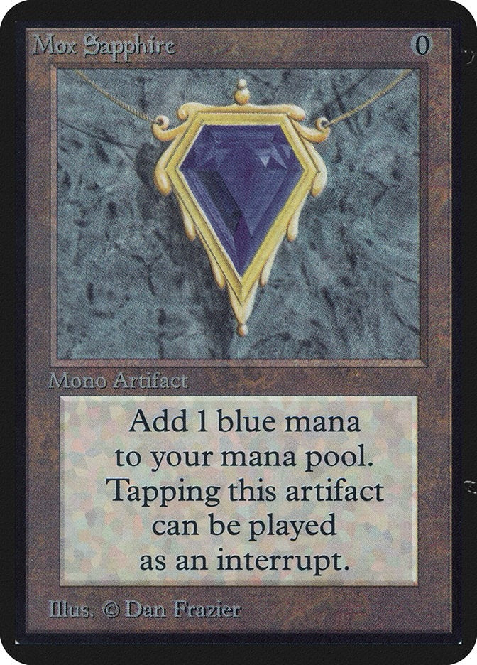 Image for Mox Sapphire (LEA) - Magic: The Gathering
