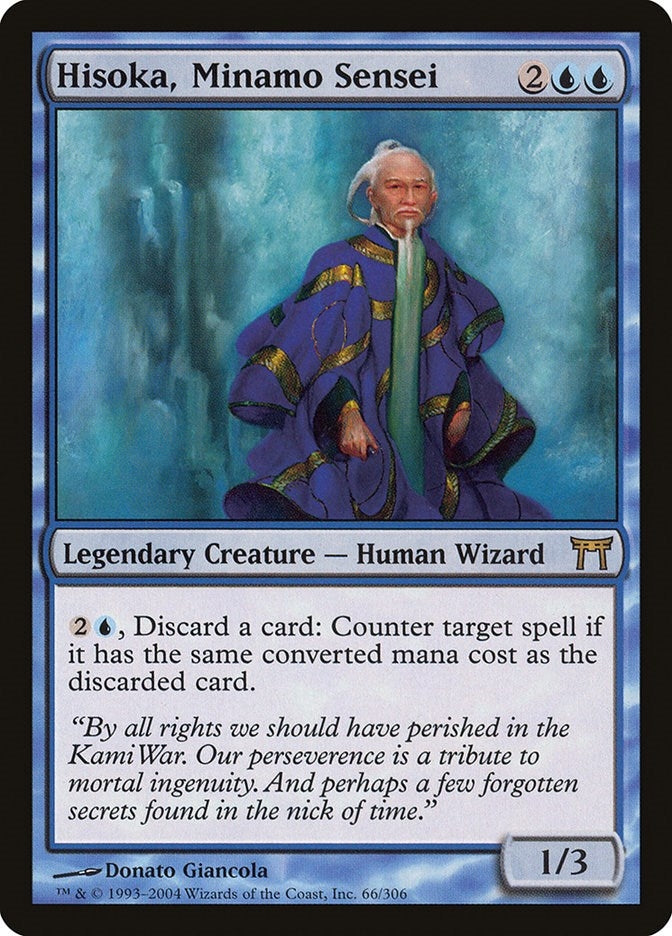 Image for Hisoka, Minamo Sensei (66) (CHK) - Magic: The Gathering