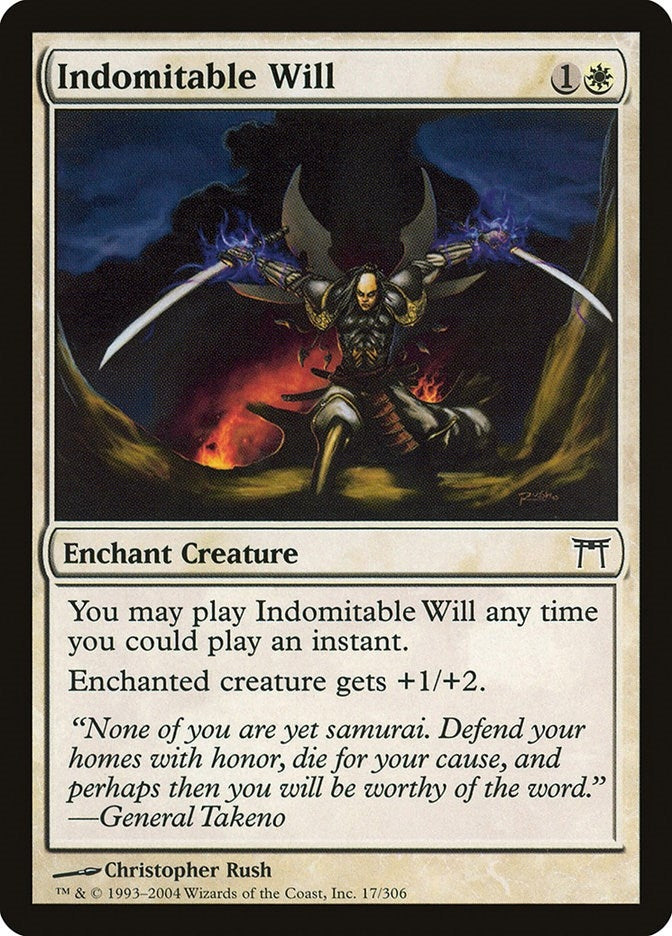 Image for Indomitable Will (17) (CHK) - Magic: The Gathering
